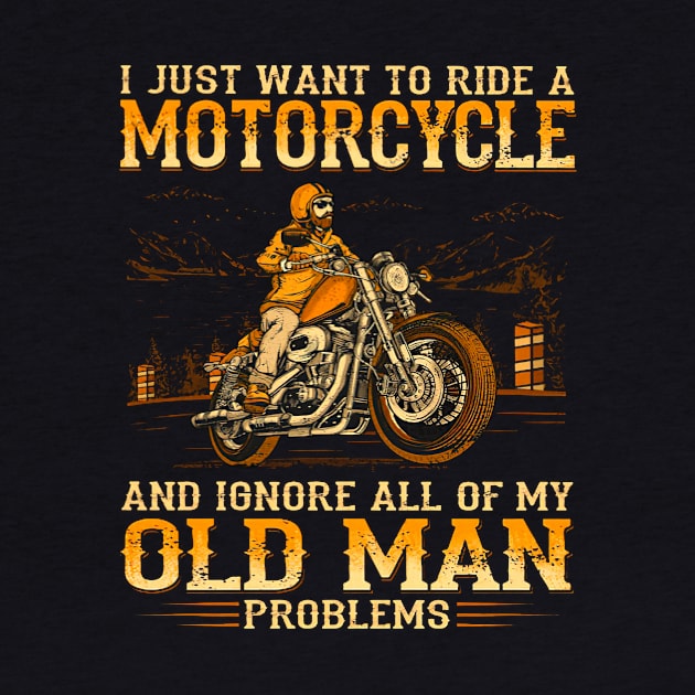 I Want To Ride A Motorcycle & Ignore My Old Man Problems by Marcelo Nimtz